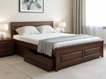 Дерев'яне ліжко Венеція вільха