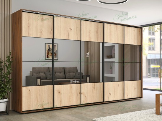 Шафа-купе Стандарт 7 п'ятидверна H-210 1
