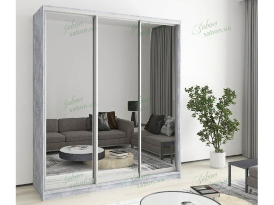 Шафа-купе Стандарт 10.1 тридверна H-210 2 