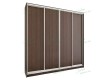 Шкаф-купе Стандарт 9 четырехдверный Н-240 111