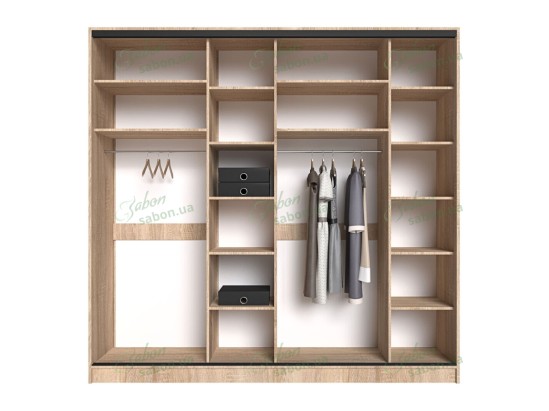 Шафа-купе Стандарт 9 чотиридверна H-240 2