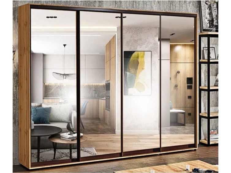 Шкаф-купе Стандарт 10.1 четырехдверный H-210 2 