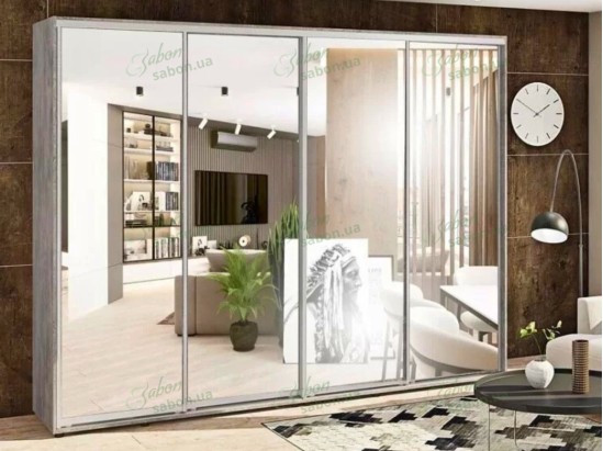 Шкаф-купе Стандарт 10.1 четырехдверный H-220 5 