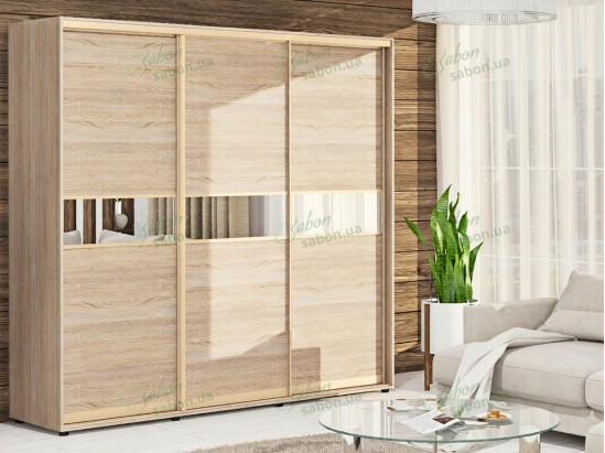 Шкаф-купе Стандарт 5.4 трехдверный H-220 2 
