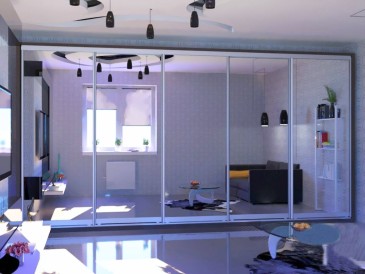 Шкаф-купе Стандарт 10.1 пятидверный H-220