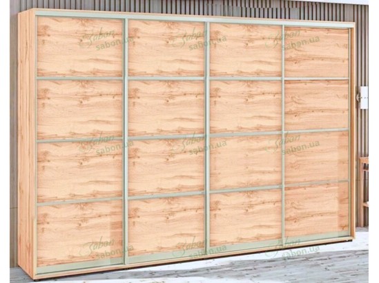 Шкаф-купе Стандарт 7.9 четырехдверный H-240 5 