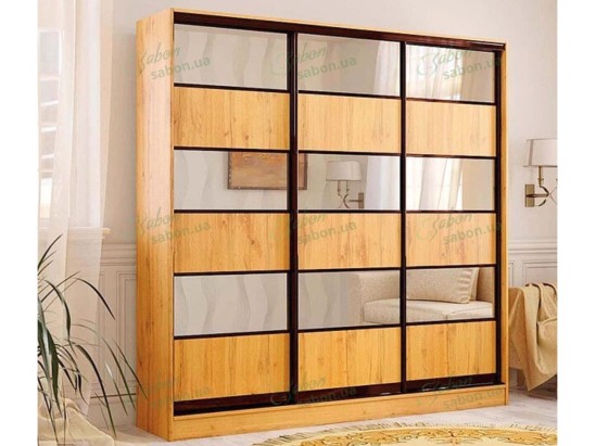 Шкаф-купе Стандарт 4.2 трехдверный H-220 1