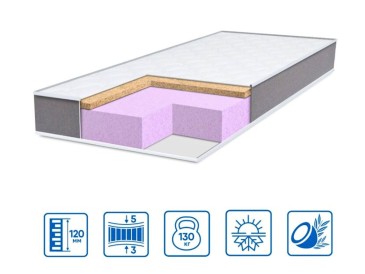 Ортопедический матрас BRAVE Foam-cocos