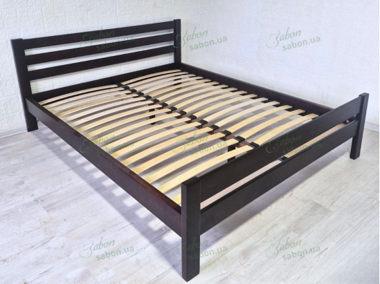 Дерев'яне ліжко Прем'єра Люкс ясень 8 