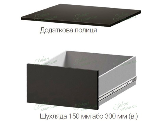 Шафа-купе Стандарт 10.4 чотиридверна H-210 4 