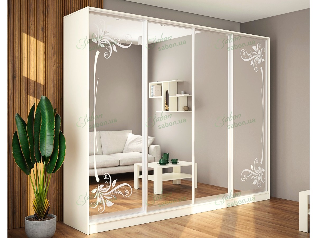 Шкаф-купе Стандарт 10.4 четырехдверный H-220