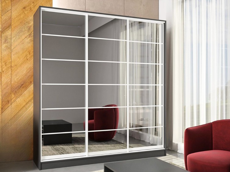 Шкаф-купе Стандарт 7.1 трехдверный H-240 1