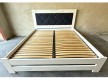 Деревянная кровать Модерн БУК с мягким изголовьем КОСА 18