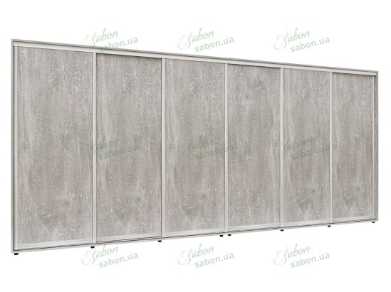 Шкаф-купе Стандарт 9 шестидверный H-220 1