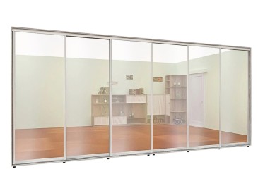 Шкаф-купе Стандарт 10.1 шестидверный H-220