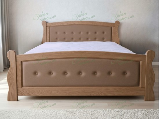 Деревянная кровать Леонардо лак 1