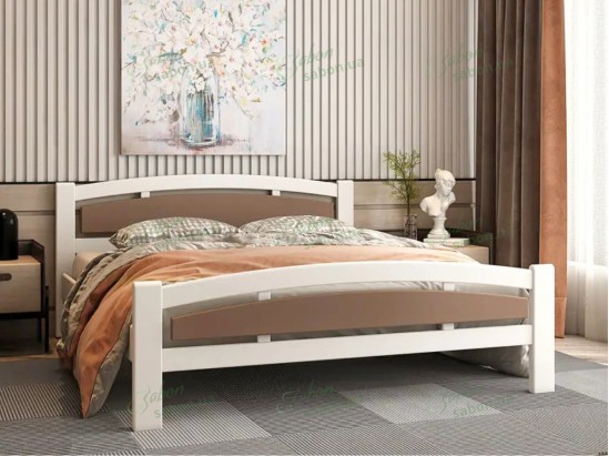 Дерев'яне ліжко Модерн 7 