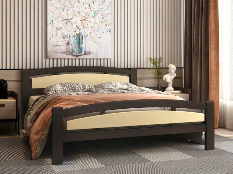 Дерев'яне ліжко Модерн 10 