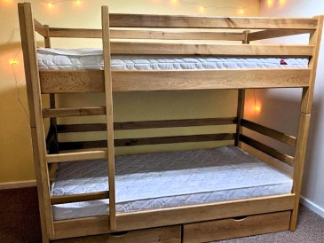 Дерев'яне двоярусне ліжко-трансформер Соня