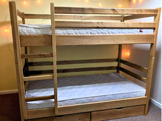 Дерев'яне двоярусне ліжко-трансформер Соня 1