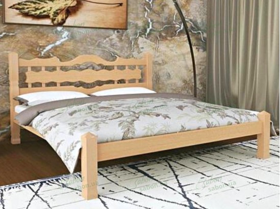 Дерев'яне ліжко Інга 1