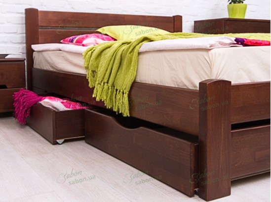 Дерев'яне ліжко Айріс Люкс 2 