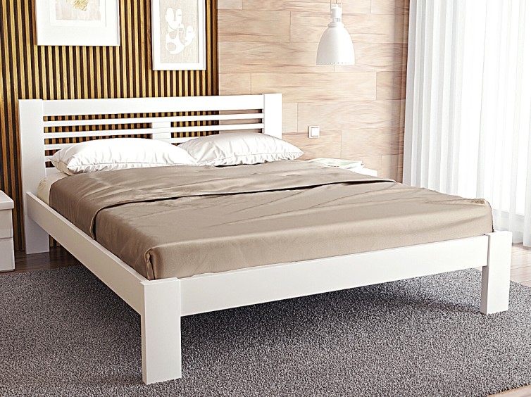 Дерев'яне ліжко Шопен 1