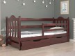 Дитяче ліжко Аврора з натурального дерева 19