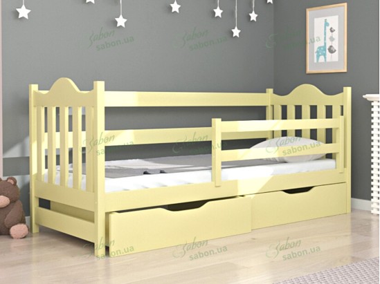 Дитяче ліжко Аврора з натурального дерева 2