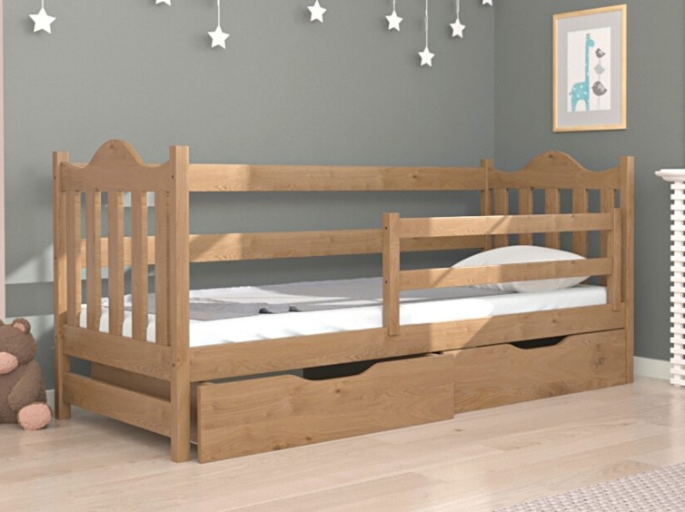 Детская кровать Аврора из натурального дерева 6 