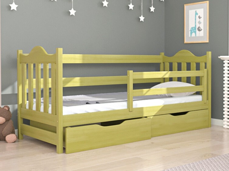 Детская кровать Аврора из натурального дерева 4 