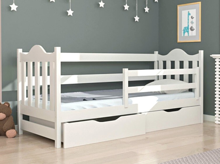 Детская кровать Аврора из натурального дерева 1