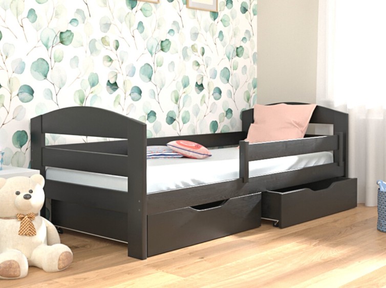 Детская кровать Винни из натурального дерева 10 