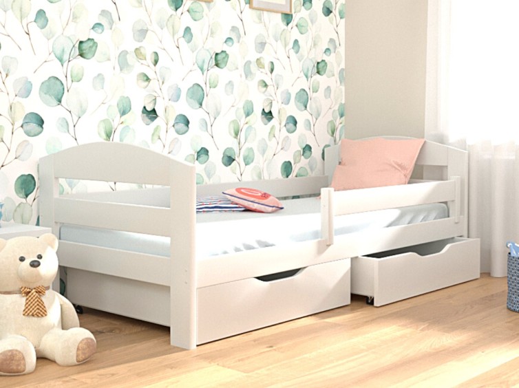 Детская кровать Винни из натурального дерева 4 