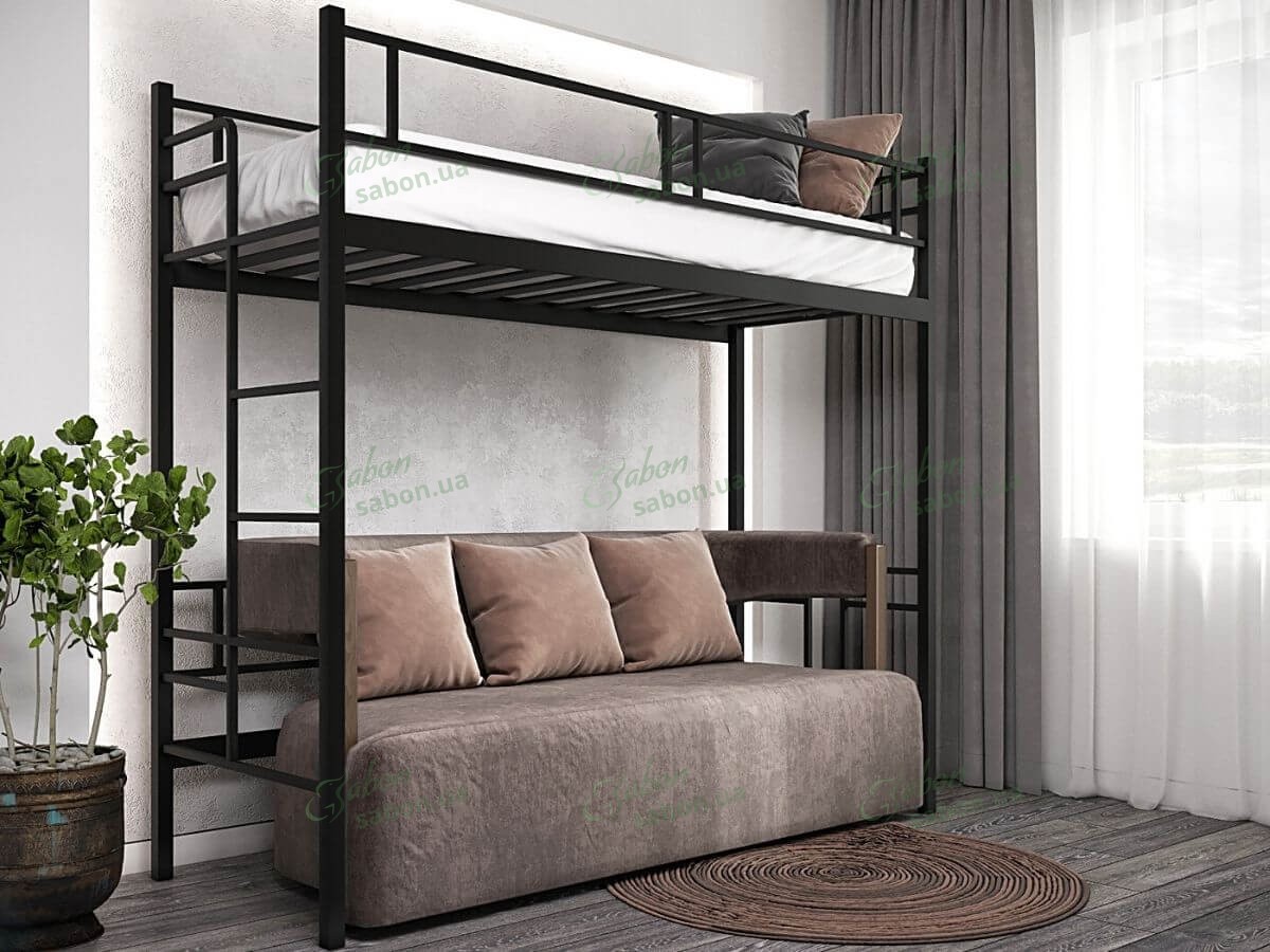 Металеве двоярусне ліжко-горище Дабл Горище