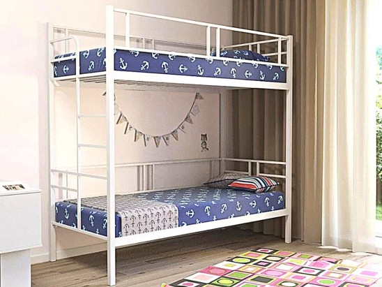 Металлическая двухярусная кровать Дабл 2