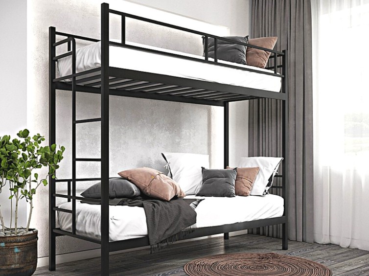 Металеве двоярусне ліжко Дабл 1
