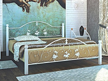 Металеве ліжко Жозефіна Дерево