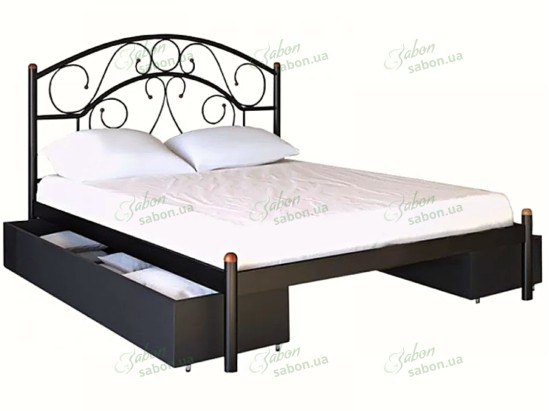 Металеве ліжко Скарлет 2