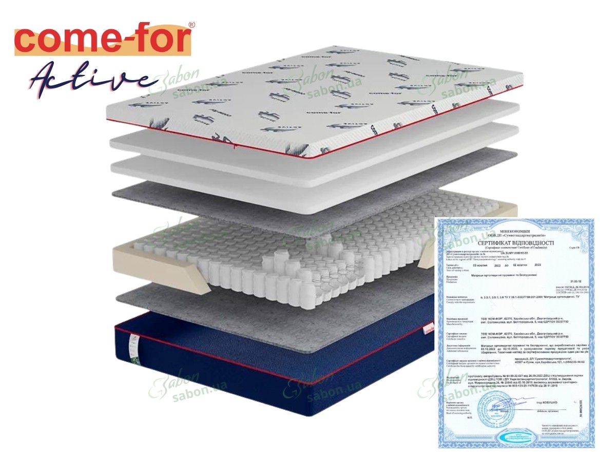 Ортопедичний матрац Active Jump New