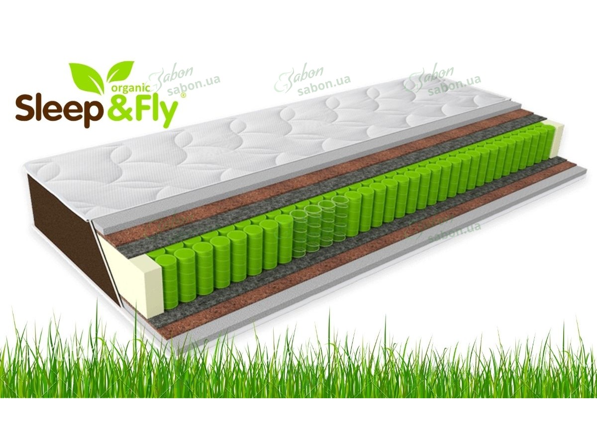 Ортопедичний матрац Sleep&Fly Organic Verso