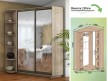 Шафа-купе кутова дводверна Стандарт Кут-2(220)