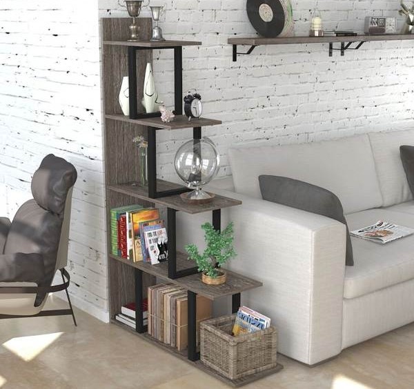 Современный стеллаж (L-160) 4 