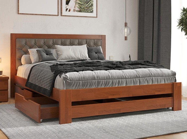 Дерев'яне ліжко Симфонія Люкс 2 