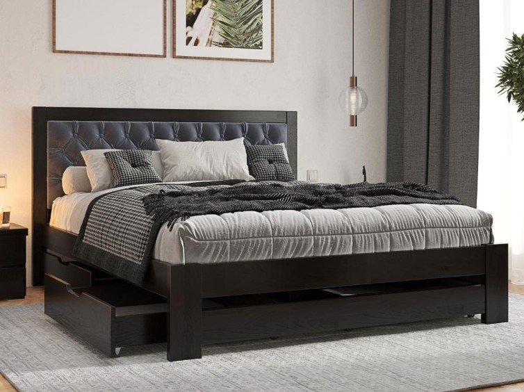 Дерев'яне ліжко Симфонія Люкс 8 