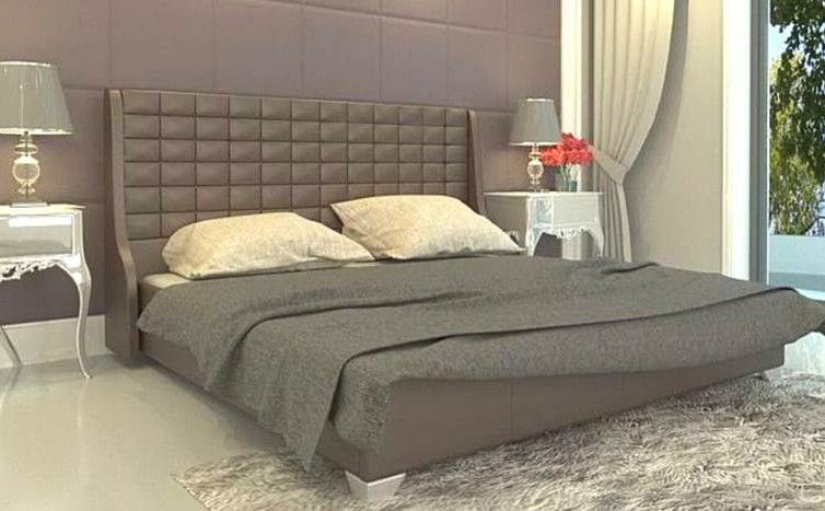 Мягкая кровать-подиум Медина 1