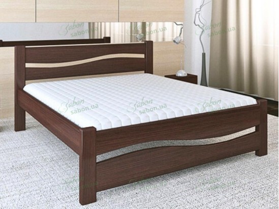 Дерев'яне ліжко Хвиля-2 2