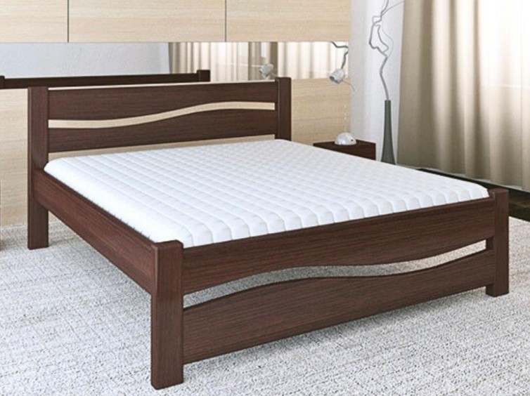 Дерев'яне ліжко Хвиля-2 9 