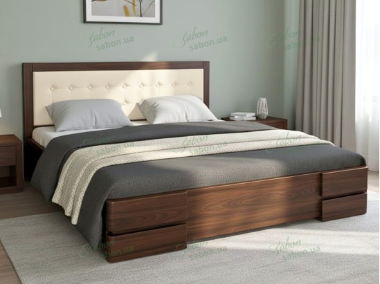 Дерев'яне ліжко Регіна-сосна 1