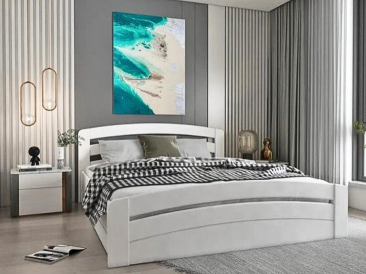 Ліжко Ліра з підйомним механізмом із натурального дерева 7 